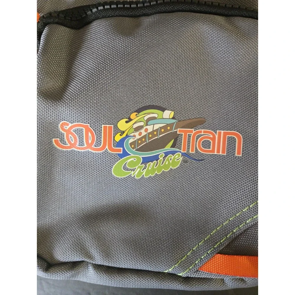 Men's Shoulder Bag/Crossbody Soul Train Cruise Gray W Orange Accents Star Vista